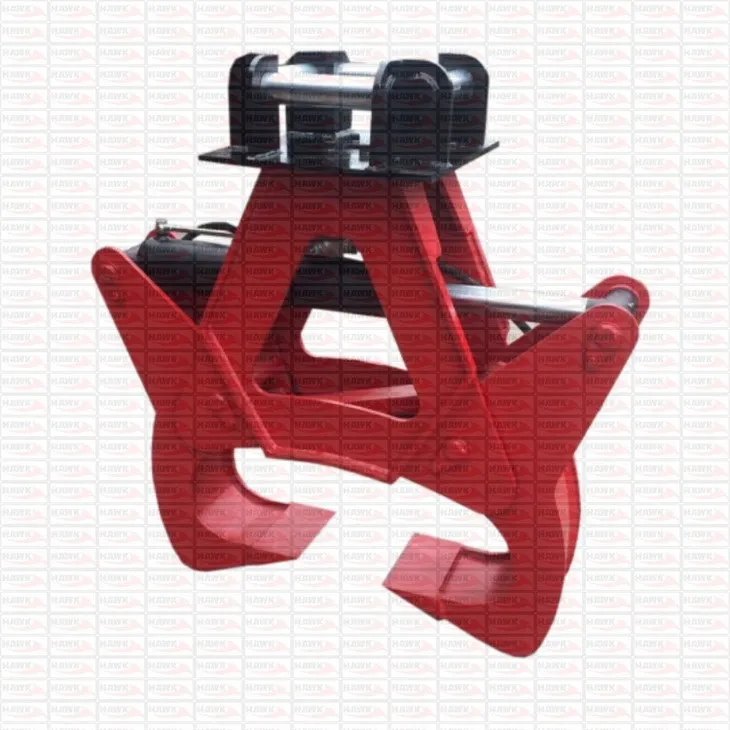 Excavator Log Cracker Attachment
