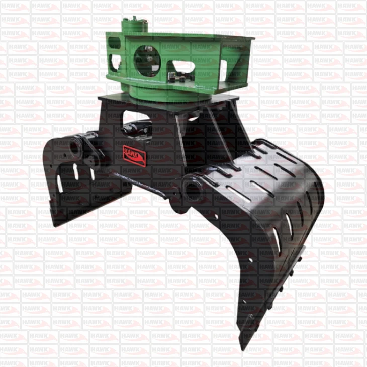 360° Rotatable Excavator Mounted Demolition Grapple